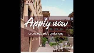 CECOS University  Civil Engineering  Admissions Open [upl. by Baerman835]