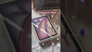 Purple IPAD AIR Unboxing 💟🦄harshistories ipadairunboxing purple minivlog trendingshorts [upl. by Anselmi]