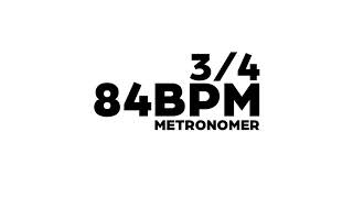 84 BPM Metronome 34 [upl. by Aitnahc586]