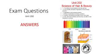 Hair and Beauty Technicals Year 11 Exam Questions for revision ANSWERS unit 202 v [upl. by Nihi]