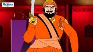 Shivaji Maharaj Marathi Animated Story  Shahiste Khanawar Halla [upl. by Jerman]