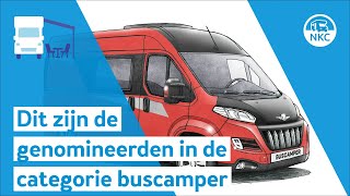 NKC  Verkiezing Kampeerauto van het jaar 2023  categorie buscampers [upl. by Attenat]