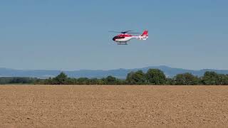 Eachine E135 6ch helicopter  in the windy weather vo veternom počasí [upl. by Ninahs11]