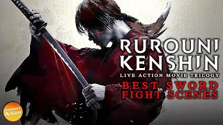 RUROUNI KENSHIN Live Action Movie Trilogy  BEST SWORD FIGHT SCENES [upl. by Onairot]