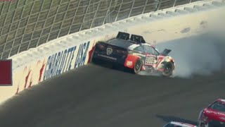 COREY LAJOIE CRASH DEJA VU 2022 COCACOLA 600 NASCAR CUP SERIES AT CHARLOTTE [upl. by Yeslrahc]