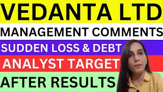 Vedanta share analyst target post results Vedanta share 2 latest news today  stocks  vedanta debt [upl. by Aidnahs797]