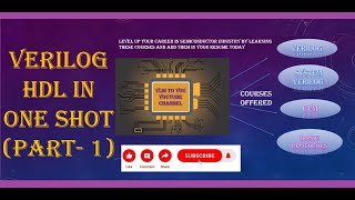 VERILOG HDL IN ONE SHOTPART1  Learn all verilog hdl concepts at one shot  know about verilog [upl. by Atlante]