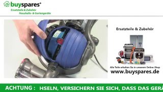 Anleitung Entfernen amp Reinigen eines Dyson DC24 Staubsaugerfilters [upl. by Gabe212]