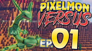 LEGENDARY STARTERS  Minecraft Pixelmon Versus  Episode 1 [upl. by Burroughs905]