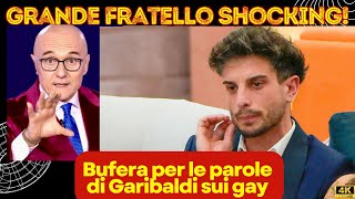 GF Vip Le Inquietanti Affermazioni di Garibaldi Sulla Comunità GAY [upl. by Wiltshire802]