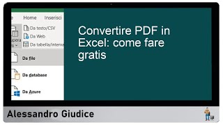 Guida Facile Convertire PDF in Excel Gratuitamente in Pochi Passi [upl. by Sami]