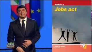 Crozza  Renzi Show in regia Berlusconi [upl. by Jilli]