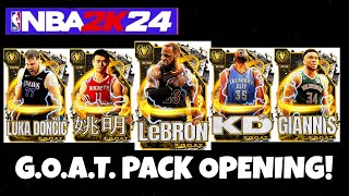 OPENING GOAT PACKS IN NBA 2K24 MYTEAM  NBA 2K24 MYTEAM [upl. by Scully747]