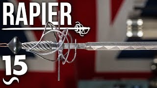 MAKING A BASKET HILT RAPIER SWORD PART 15 FINISHED [upl. by Hecker]