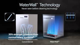 Samsung WaterWall Dishwasher  2014 Lifestyle Video [upl. by Kuebbing]