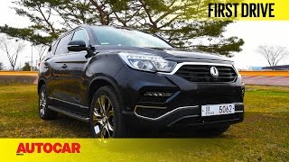 SsangYong Rexton  First Drive  Autocar India [upl. by Harrie]