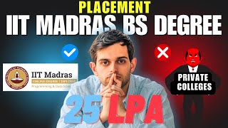 IIT Madras BS Data Science Placement 2024  Official Data Out  Highest 25 LPA 😲 [upl. by Cypro]