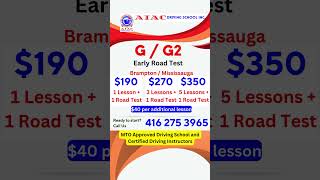 G or G2 driving test in Brampton Early Road Test [upl. by Akinar763]