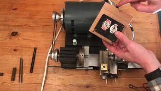 TAIG Lathe Motor Mounting amp Test Cut [upl. by Ehud470]