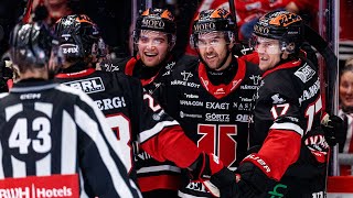 Ludvig Larsson slår in 11pucken på volley hemma mot Färjestad [upl. by Tremayne]