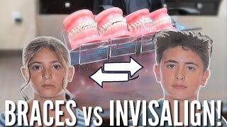 Today is the Day for BRACES vs INVISALIGN  Going to See the Orthodontist 🦷 [upl. by Omixam]