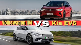 Volkswagen ID 4 GTX AWD 2024 VS Kia EV6 AWD 2024 [upl. by Fredrick]