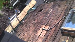 How bad is your roof sheathing  Fixer on the roof [upl. by Wisnicki23]