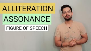 Alliteration Assonance FIGURE of speech English Literature [upl. by Goodill]