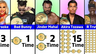 Every WWE 247 Champion Ranked By Number Of Reigns [upl. by Hna]