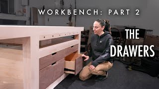 My DREAM Workbench Build  PART 2 The Drawers using the Quarter Quarter Quarter Method [upl. by Sanders833]