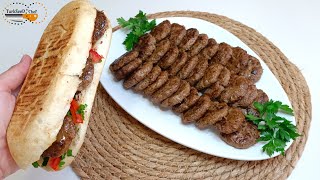 Recette Kofte  Kofta Turque  Street food très populaire en Turquie [upl. by Airamak]