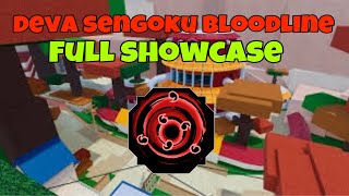 DEVA SENGOKU BLOODLINE FULL SHOWCASE Shindo Life 2 [upl. by Kcinom]