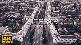 Vitebsk Belarus 🇧🇾  4K Drone Footage [upl. by Alica]