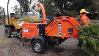 Domac Hire Timberwolf 230 in action [upl. by Behl]