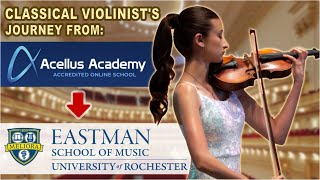 A Classical Violinists Journey from Acellus Academy to Eastman School of Music [upl. by Aihcila]