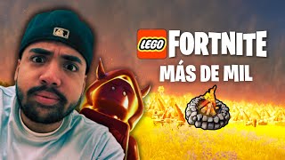 COLOCANDO 1000 FOGATAS EN LEGO FORTNITE❗️ [upl. by Hnah]