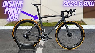 NEW 2022 SPECIALIZED SWORKS TARMAC SL7 STOCK BUILD 68 KILOS [upl. by Esbenshade183]