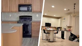 How to transform and paint your existing old outdated cabinets into modern up to date cabinets [upl. by Samala]