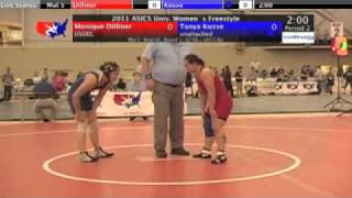 University Women 67kg  Tanya Kusse vs Monique Dilliner [upl. by Joline541]