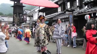 Oiran procession in Edomura [upl. by Llevol]