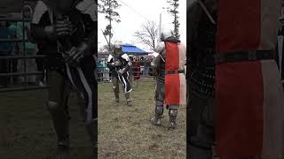 GREATSWORD BATTLE armoredcombat knights buhurt [upl. by Einner]