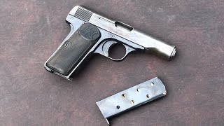 FN Model 1910 32 ACP History amp Shooting Demo [upl. by Aleyam154]