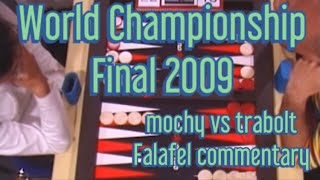 Backgammon World Championship 2009 Final  with Falafel commentary [upl. by Eesyak]