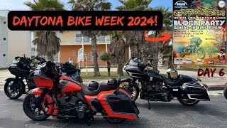 DAYTONA BIKE WEEK 2024  BLOCK PARTY WILD [upl. by Kirchner]