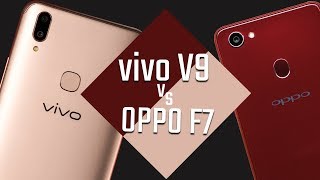 vivo V9 vs OPPO f7 Camera comparison Hindi हिन्दी [upl. by Alyehc]