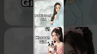 Korean Girl vs pakistani girl  choosee your gift for girls  Lisa and Lena shorts gift viral [upl. by Illoh]