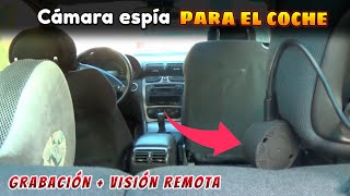 Cámara espía para el coche con grabación y visión remota desde otro lugar con una APP 🕵️ [upl. by Lleral]