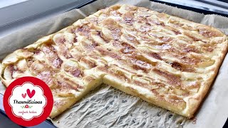 Apfelpfannkuchen vom Blech 🍎🥞  Ofenpfannkuchen  Thermomix® TM5  TM6  Thermilicious [upl. by Giorgia]