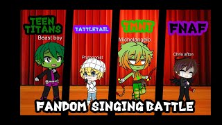 gacha club  fandom singing battle [upl. by Hgielyk]