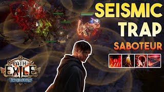 316 SeismicExsanguinate Trap Build  Saboteur  Scourge  Path of Exile 316 [upl. by Nagrom]